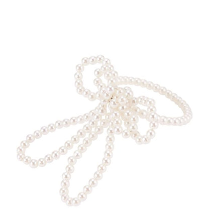 Anko 4 Pack Faux Pearl Bow Napkin Rings