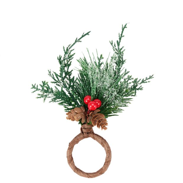 Anko 4 Pack Holly Napkin Rings