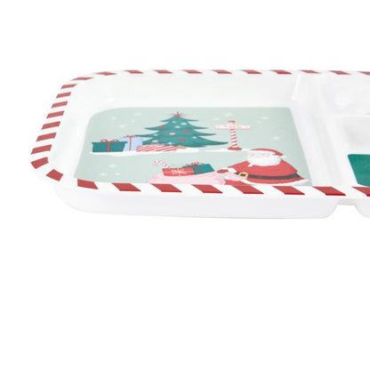 Anko Christmas 3 Section Plate