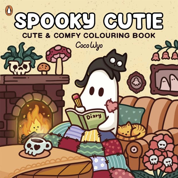 Spooky Cutie: Cute and Comfy Colouring Book