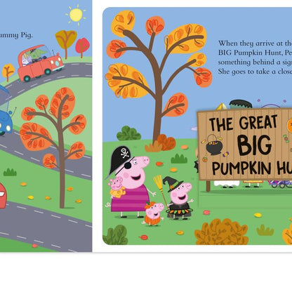 Peppa Pig: The Great Big Pumpkin Hunt - A-Lift-The-Flap Picture Book