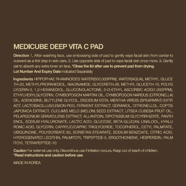 Medicube Deep Vita C Pad