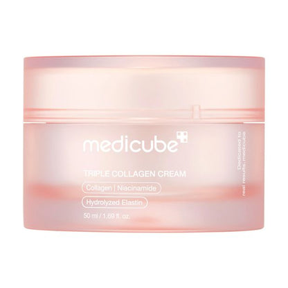 Medicube Triple Collagen Cream 50ml - Collagen, Niacinamide and Hydrolyzed Elastin