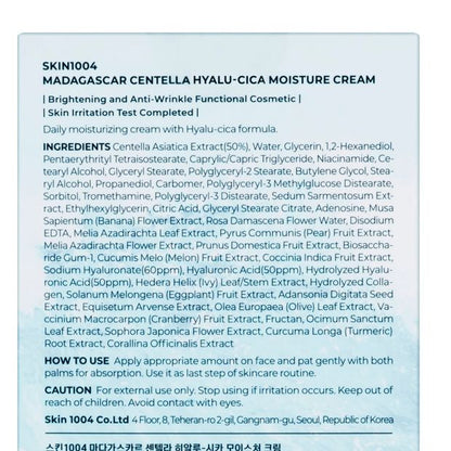 SKIN1004 Madagascar Centella Hyalu-Cica Moisture Cream 75ml - Pure Centella