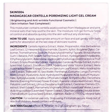 SKIN1004 Madagascar Centella Poremizing Light Gel Cream 75ml - Pure Centella