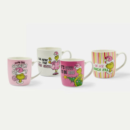 Set of 4 The Grinch Mugs