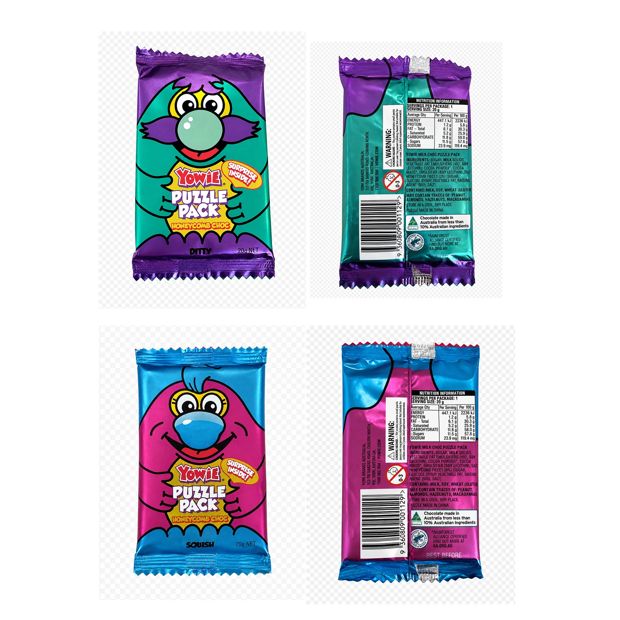 Yowie Puzzle Pack Honeycomb Choc 20g - Assorted