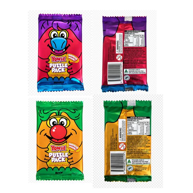 Yowie Puzzle Pack Honeycomb Choc 20g - Assorted
