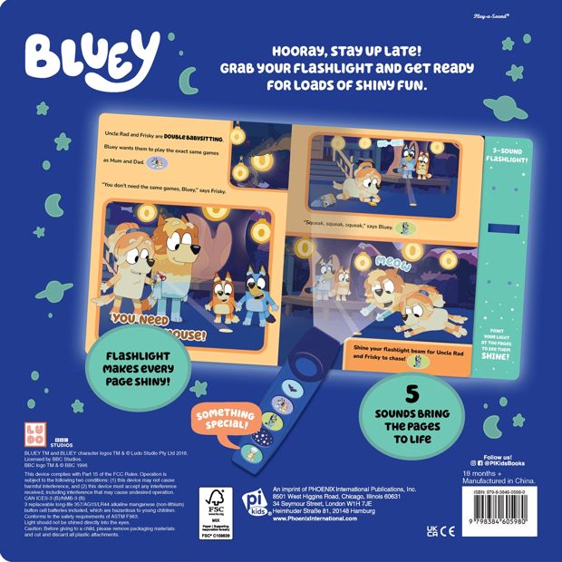 Bluey: Oooh, Shiny! A Bluey Flashlight Sound Book