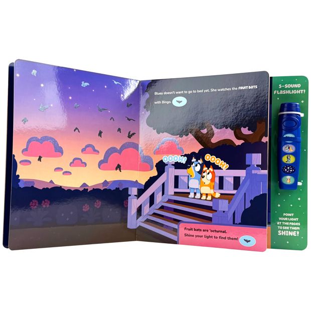 Bluey: Oooh, Shiny! A Bluey Flashlight Sound Book