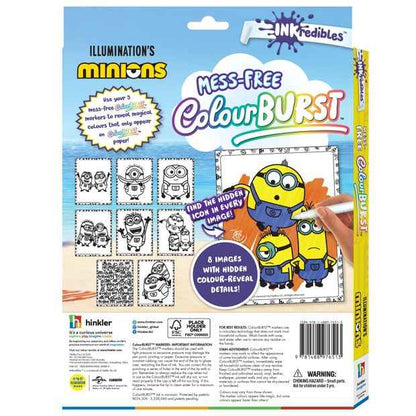 INKredibles Mess-Free ColourBurst Illumination's Minions Activity Kit - Book