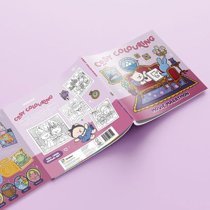 Art Maker Cosy Colouring: Movie Marathon - Book