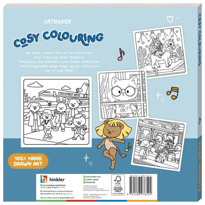 Art Maker Cosy Colouring: Music Moments - Book