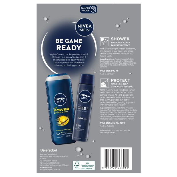 Nivea Men Time to be Game Ready 2026 Set
