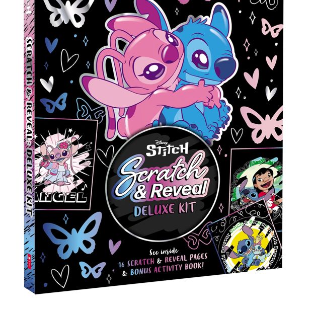 Disney Stitch Scratch and Reveal Deluxe Kit - Book