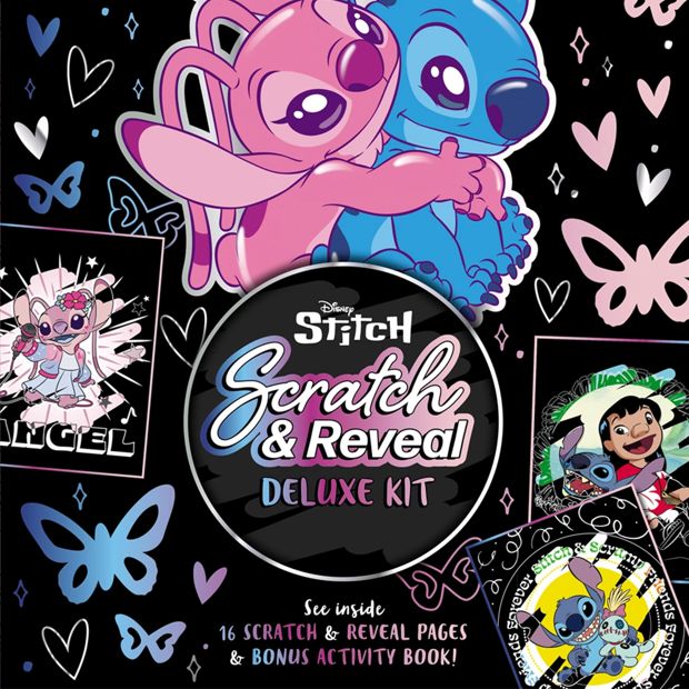 Disney Stitch Scratch and Reveal Deluxe Kit - Book