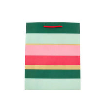 Hallmark Christmas Stripes Flair Gift Bag - Large