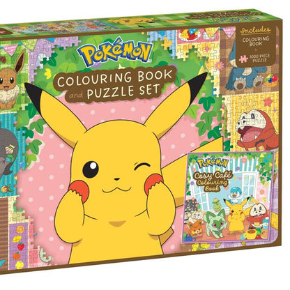 Pokemon: Colouring Book & Puzzle Set - Book