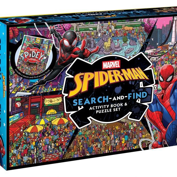 Marvel Spider-Man: Search-and-Find Activity Book and Puzzle Set - Book