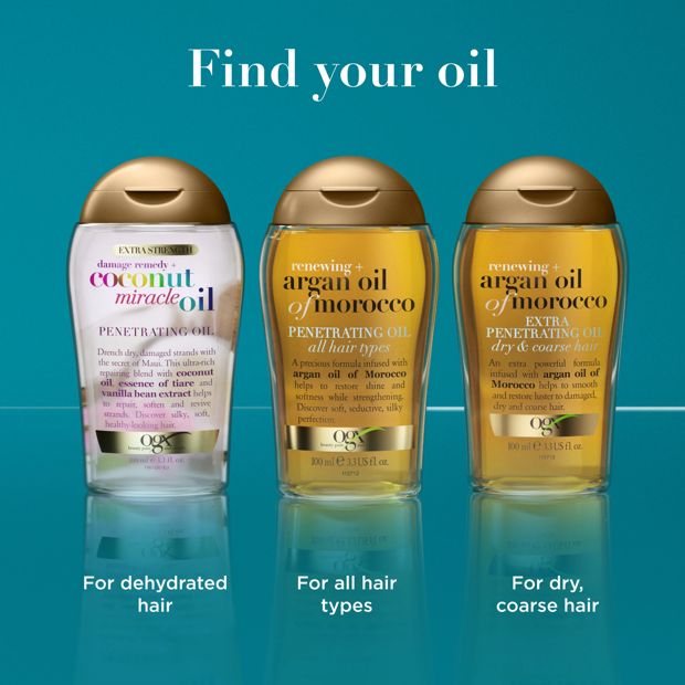 OQX Renewing + Argan Oil of Morocco Penetrating Oil 100ml