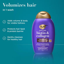 OGX Thick & Full+ Biotin & Collagen Shampoo 385ml