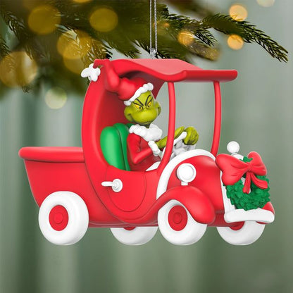 Hallmark Keepsake A Grinchy Sleigh On The Way Dr. Seuss's How The Grinch Stole Christmas! Christmas Tree Ornament