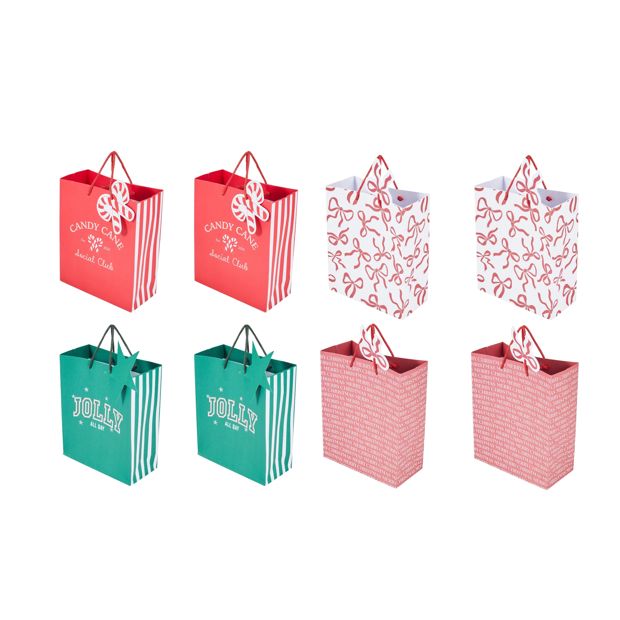 Anko 4 Pack Medium Gift Bags - Assorted