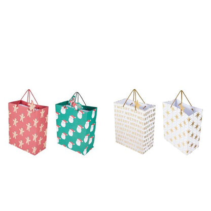 Anko 4 Pack Large Gift Bags - Assorted