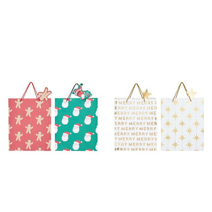 Anko 4 Pack Large Gift Bags - Assorted