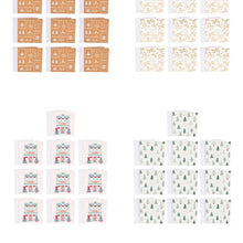 Anko 10 Pack Square Christmas Cards - Assorted