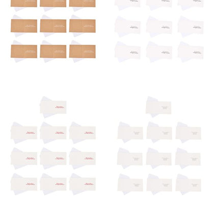 Anko 10 Pack Square Christmas Cards - Assorted