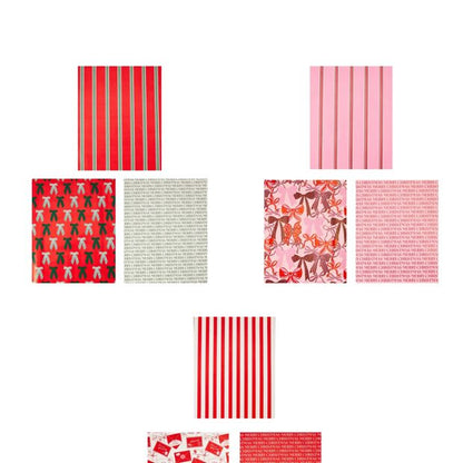 Anko 3 Pack 4m Gift Wrapping Paper - Assorted