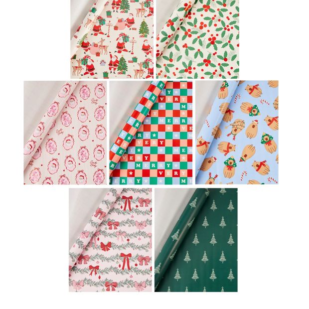 Anko 7m Gift Wrapping Paper - Assorted