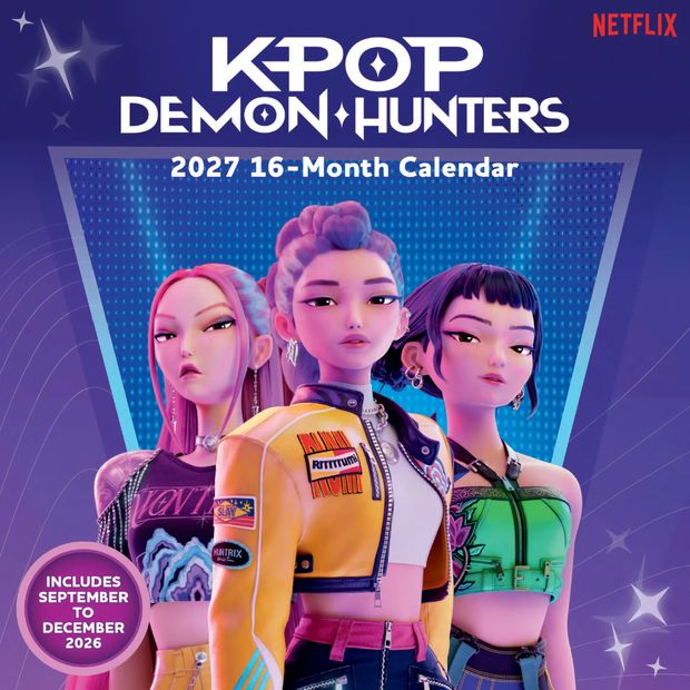 KPop Demon Hunters 2027 16-Month Calendar