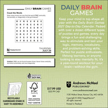 Happy Neuron Daily Brain Games 2027 Calendar
