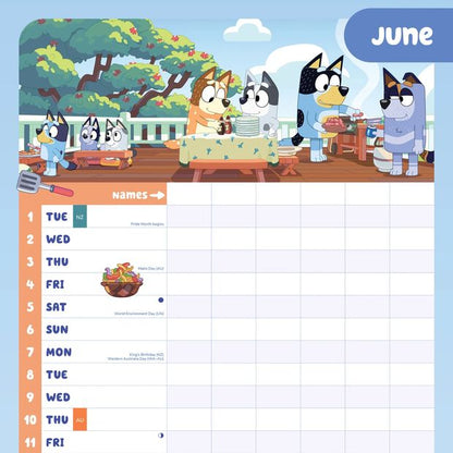 Bluey 2027 Family Planner Calendar