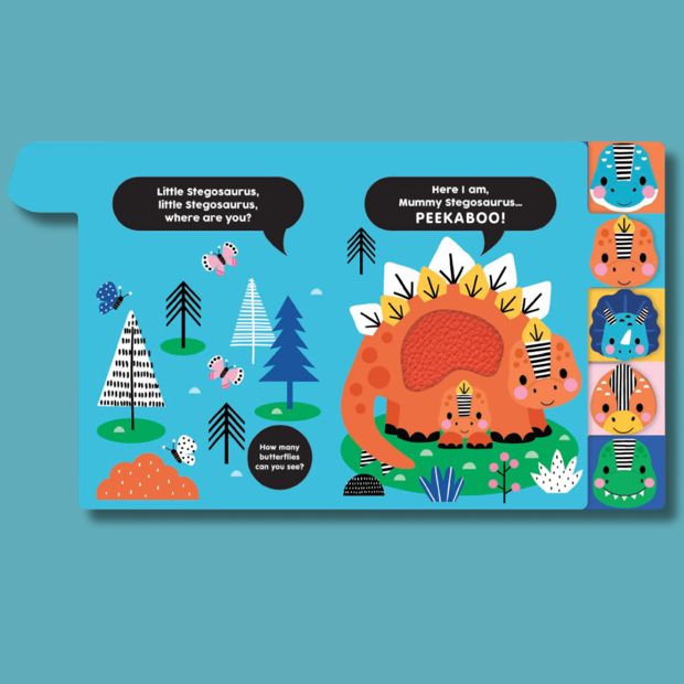 Touch and Find Peekaboo: Little Dinosaur - Book
