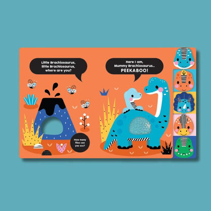 Touch and Find Peekaboo: Little Dinosaur - Book