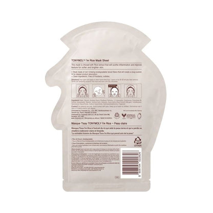 Tony Moly I'm Rice Clear Skin Mask Sheet
