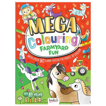 Mega Colouring Farmyard Fun Book