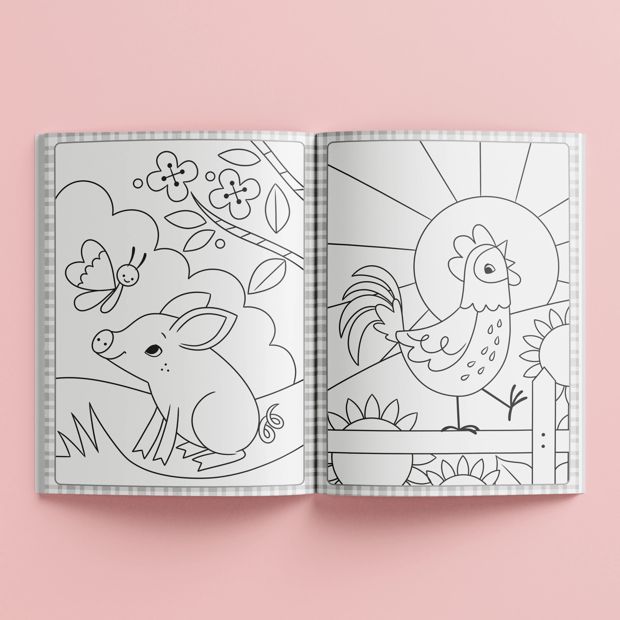 Mega Colouring Farmyard Fun Book