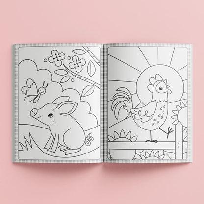Mega Colouring Farmyard Fun Book