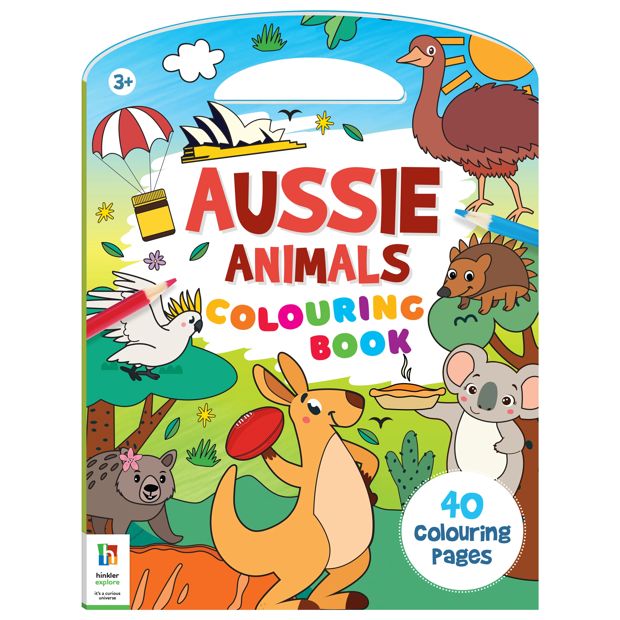 Aussie Animals Colouring Book