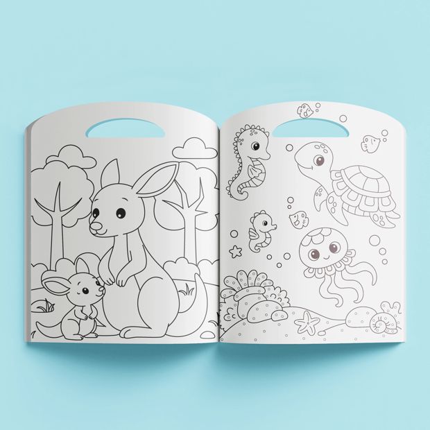 Aussie Animals Colouring Book