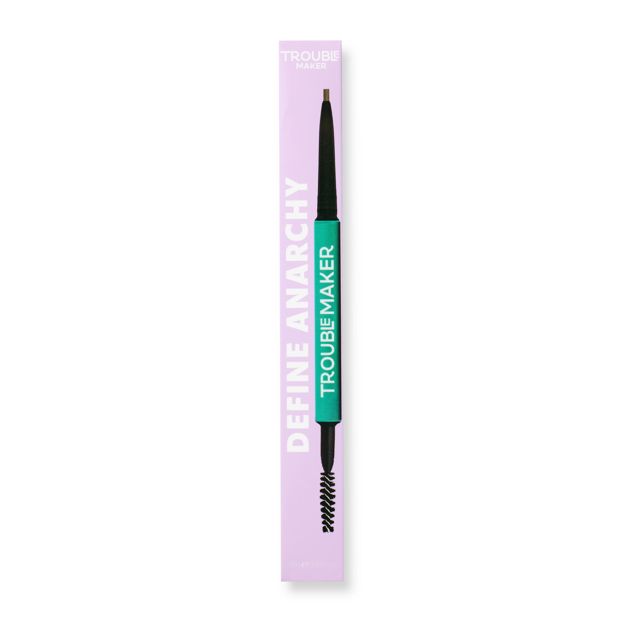 Trouble Maker Define Anarchy Micro Brow Pencil - Dark Brown