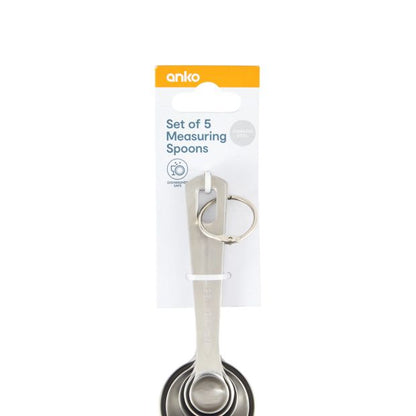 Anko Set of 5 Measuring Spoons