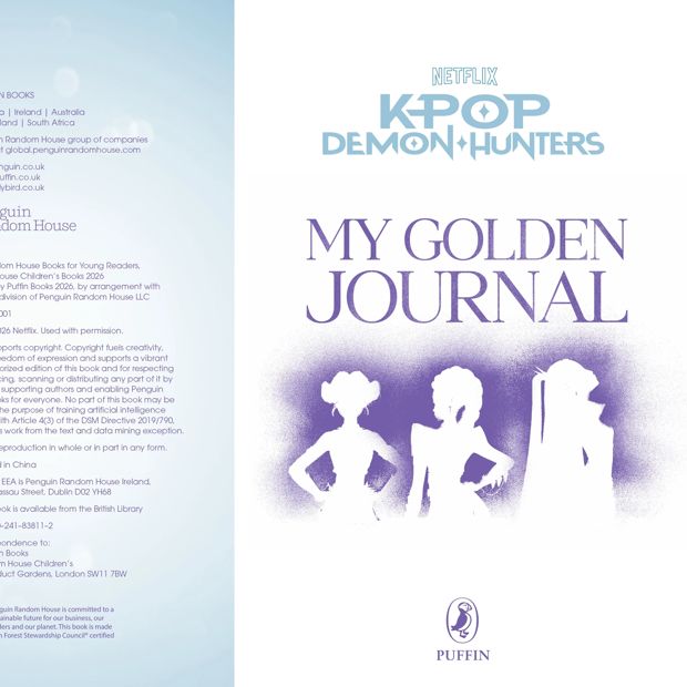 KPop Demon Hunters: My Golden Journal - Book