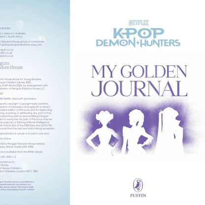 KPop Demon Hunters: My Golden Journal - Book