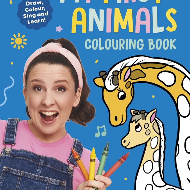 My First Animals Colouring Book by Ms. Rachel - Book