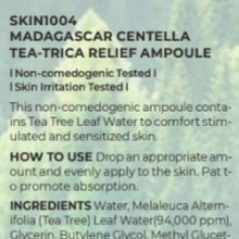 SKIN1004 Madagascar Centella Tea-Trica Relief Ampoule 30ml - Pure Centella